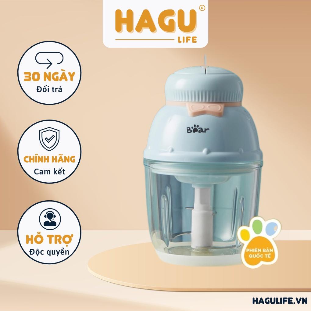 Máy Xay Đa Năng BEAR 600ml Dành Cho Bé Ăn Dặm Bản Quốc Tế BH Chính Hãng 18 Tháng. Máy xay đa năng chính hãng HAGU - Hàng chính hãng