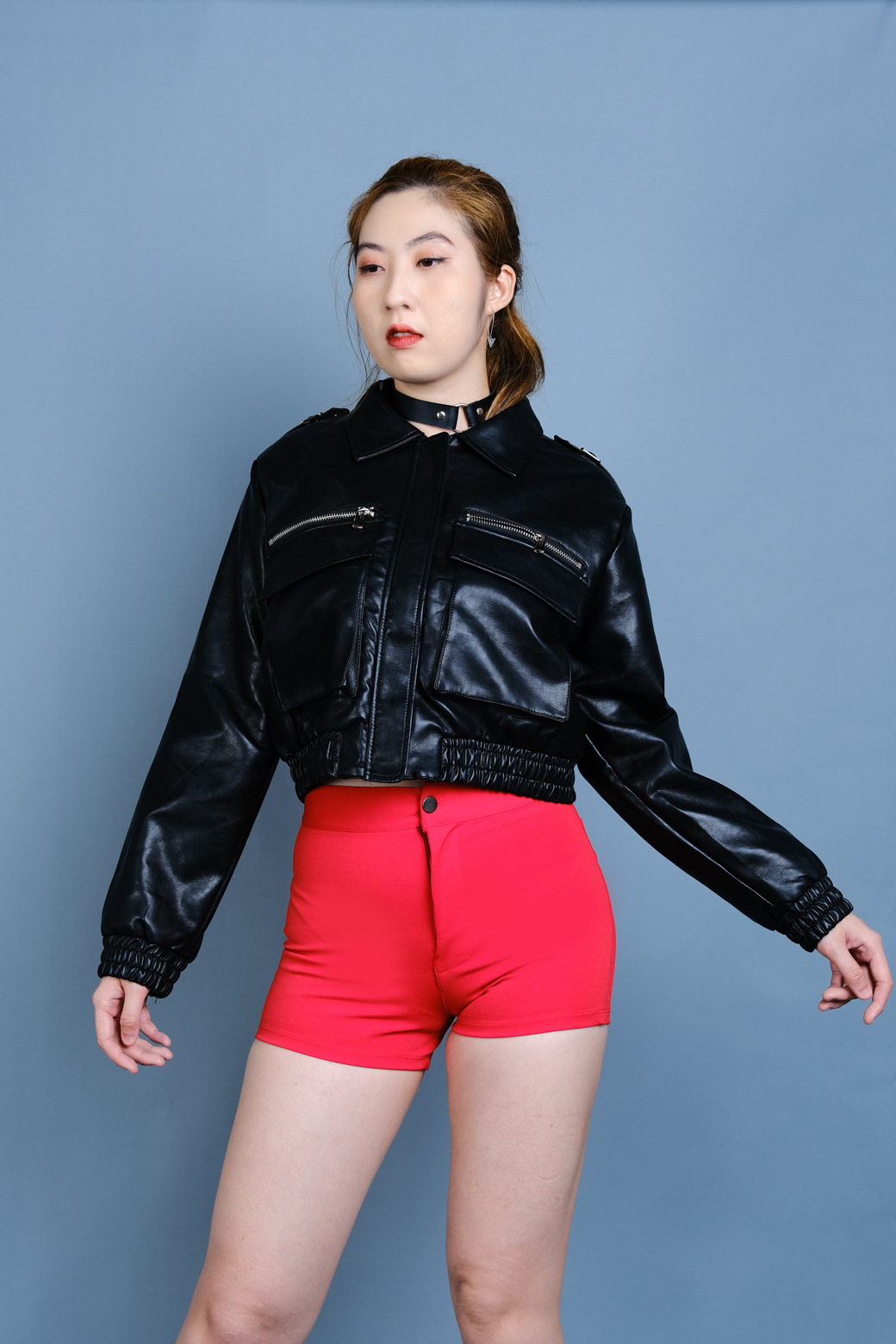 Quần Short Thun Basic Đỏ