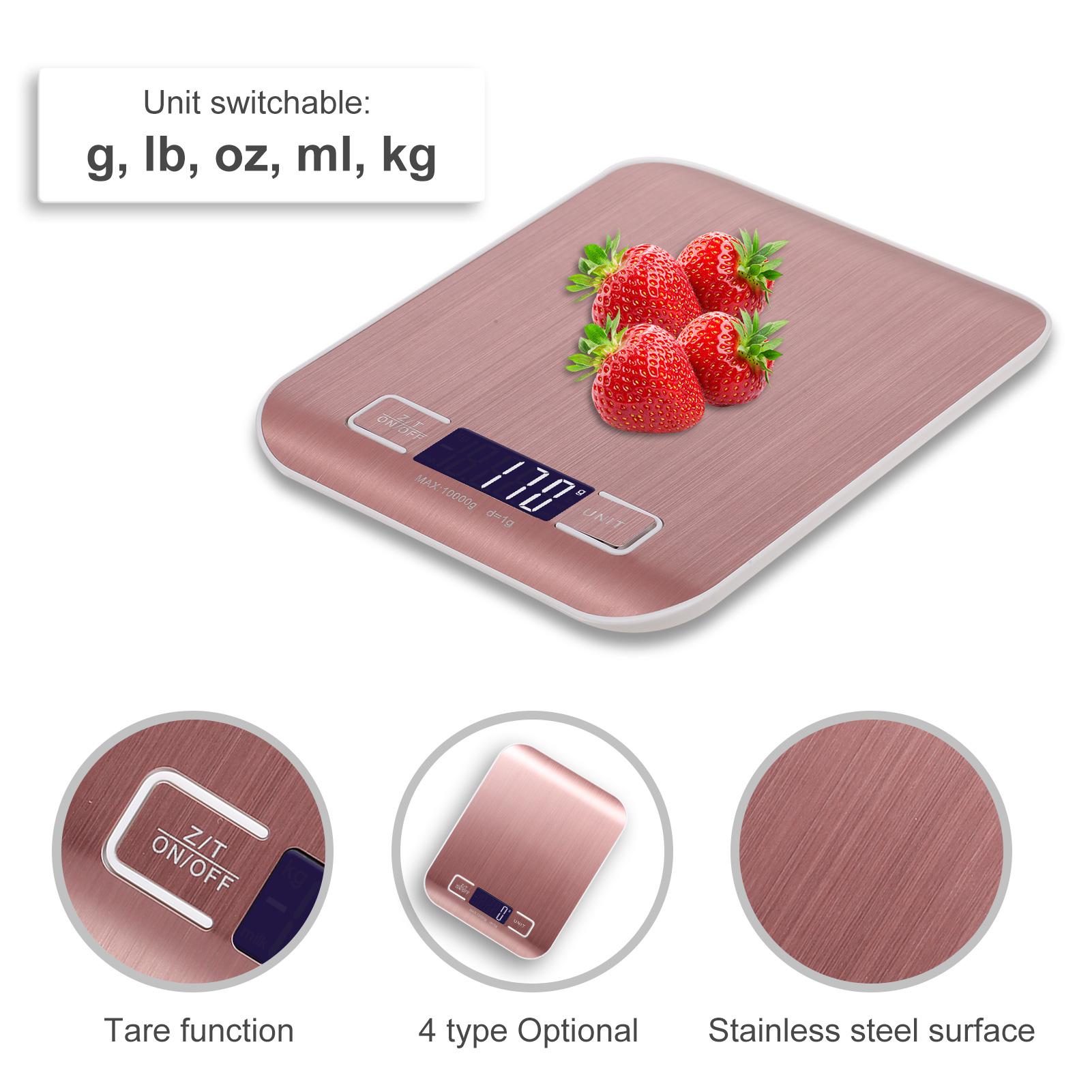 Cân điện tử mini dùng trong nhà bếp chuyển đổi được đơn vị đo, cân đo thực phẩm