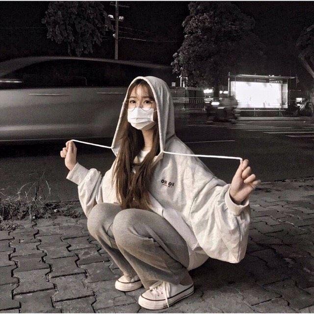 ÁO KHOÁC NỮ , ÁO KHOÁC HOODIE NỮ THÊU OH CHẤT NỈ NGOẠI