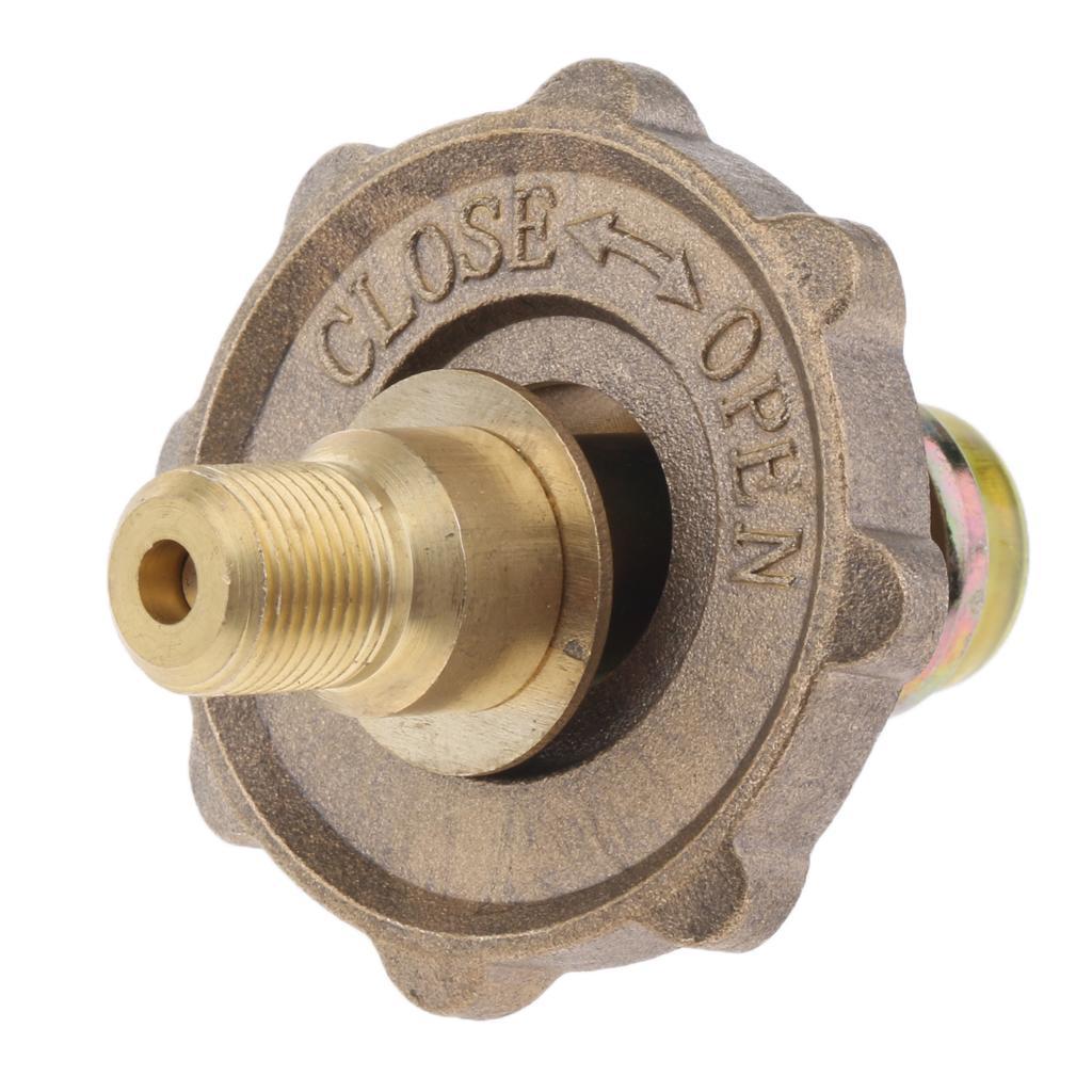Metal Camping Gas  Tank Connection Adapter Coupler for 2 Stoves A