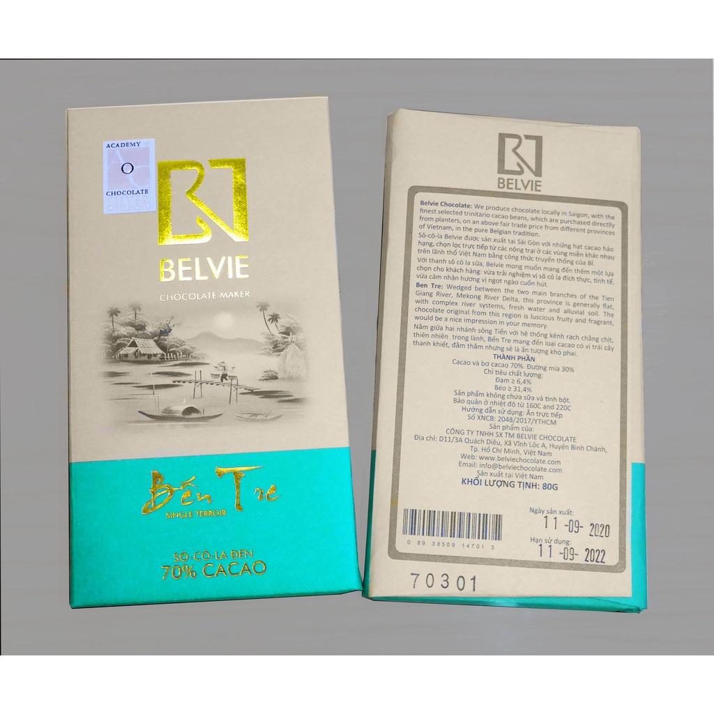 Bộ 2 thanh socola sữa và socola đen 70% cacao
