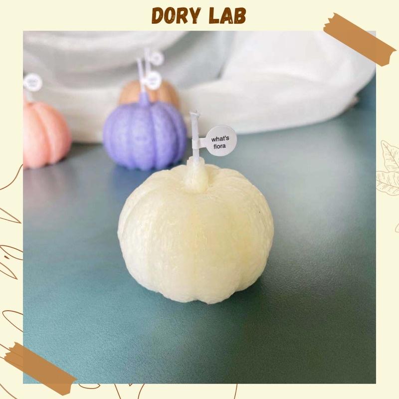 Nến Thơm Handmade Quả Bí Ngô Nhiều Màu Không Khói, Phụ Kiện Decor - Dory Lab