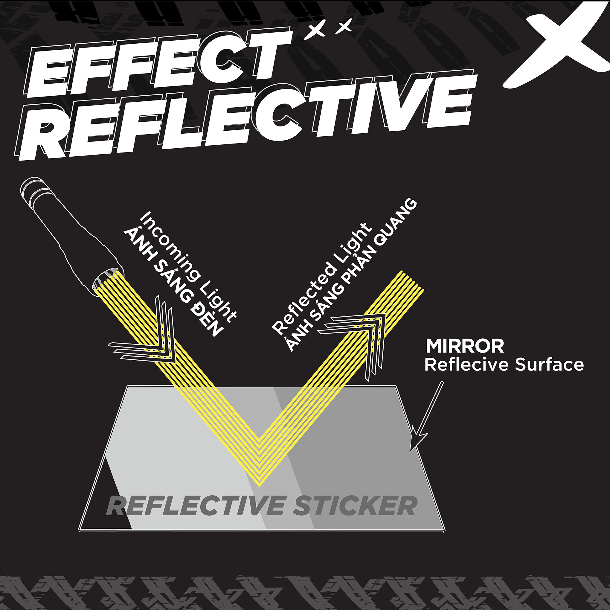 SOCCER BALL 3M - Reflective Sticker Die-cut Hình dán phản quang thương hiệu STICKER FACTORY