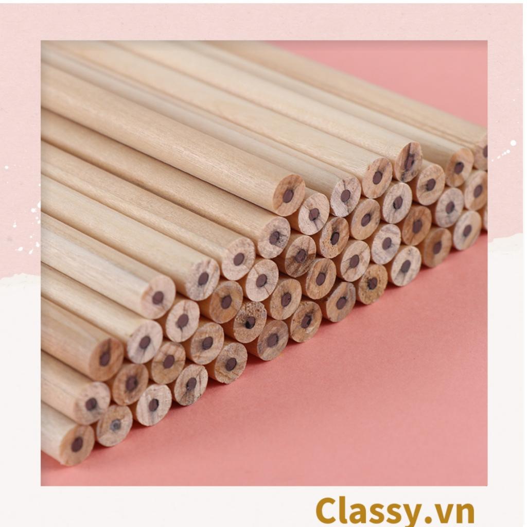 Bút Chì HB Classy Lục Giác và tam giác Gỗ Thiên Nhiên PK652