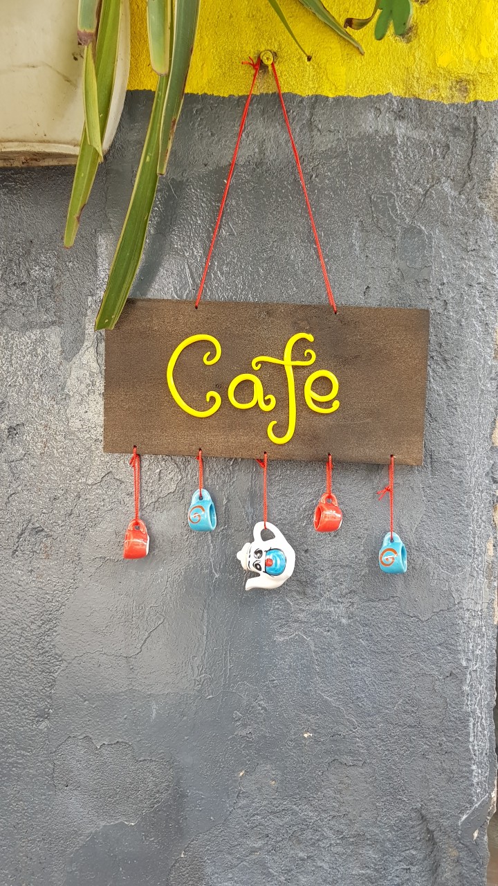 Bảng trang trí, bảng chuông dùng để trang trí, decor quán cafe, hàng handmade. Giao từ HCM