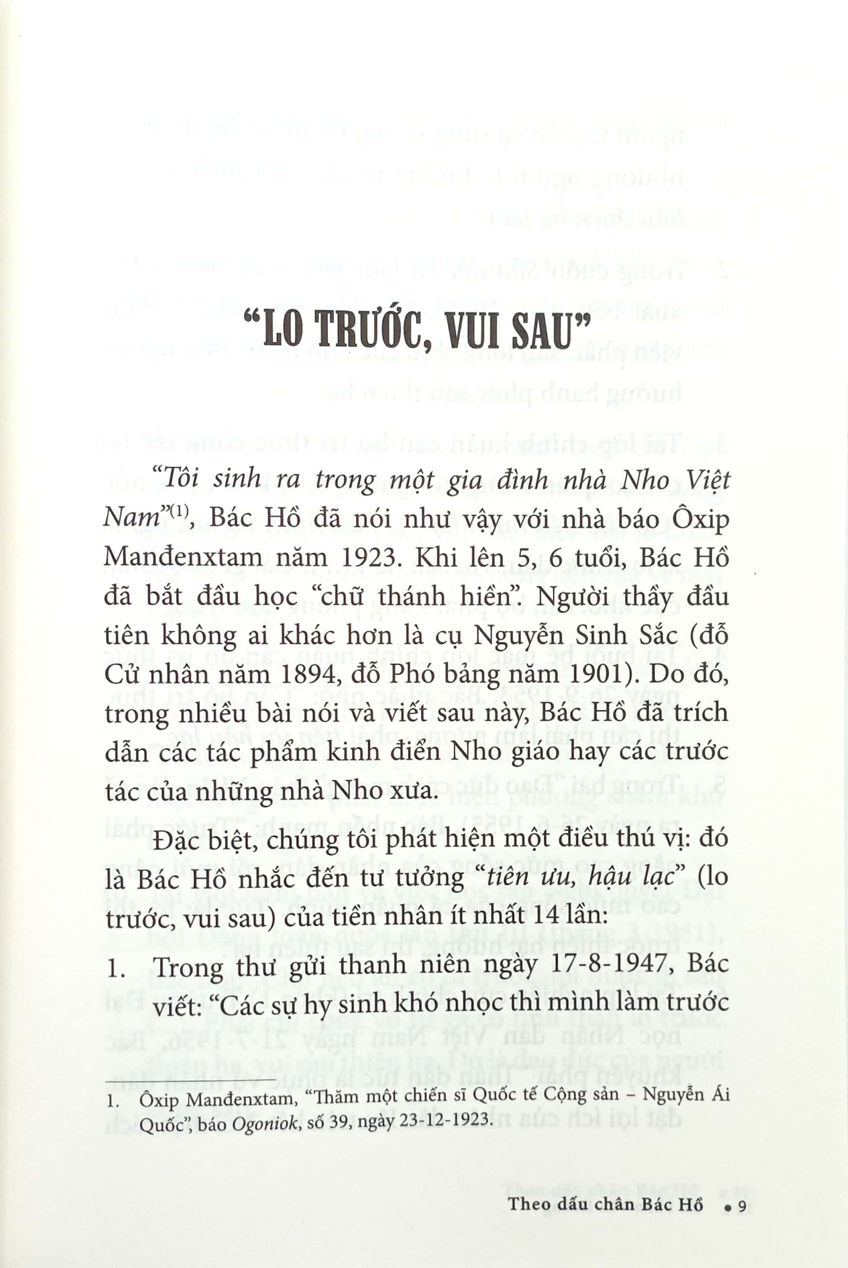 Theo Dấu Chân Bác Hồ (Tái Bản 2023)