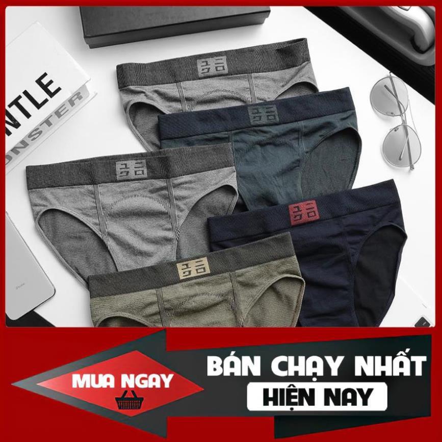 Quần Lót nam Nhật Combo 3 - DÁNG SỊP TAM GIÁC sợi tre BAMBOO co giãn 4 chiều mặc mát mềm mịn