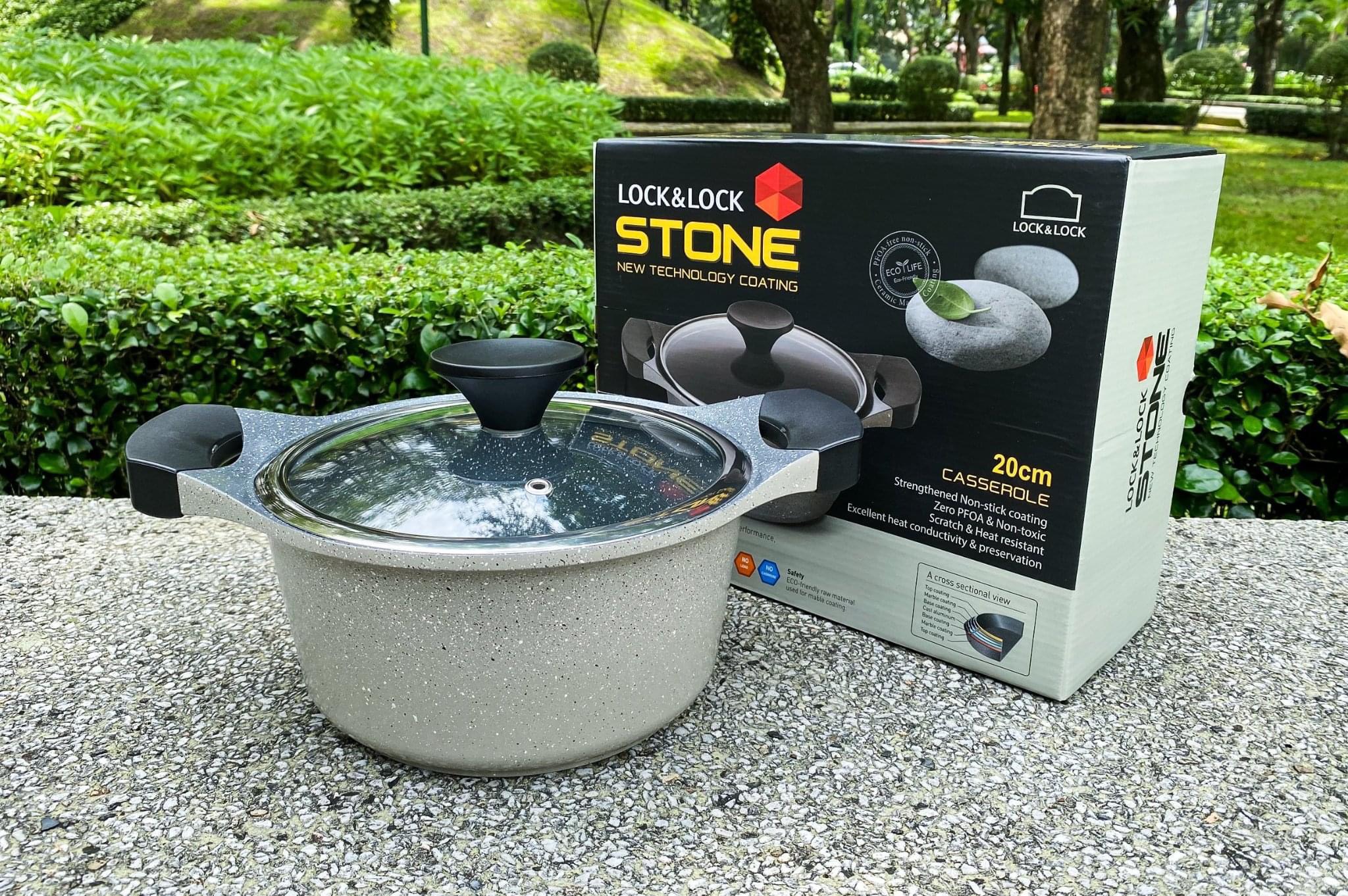 Nồi Đá Stone 7 Lớp Cao Cấp 20cm LCA6202D