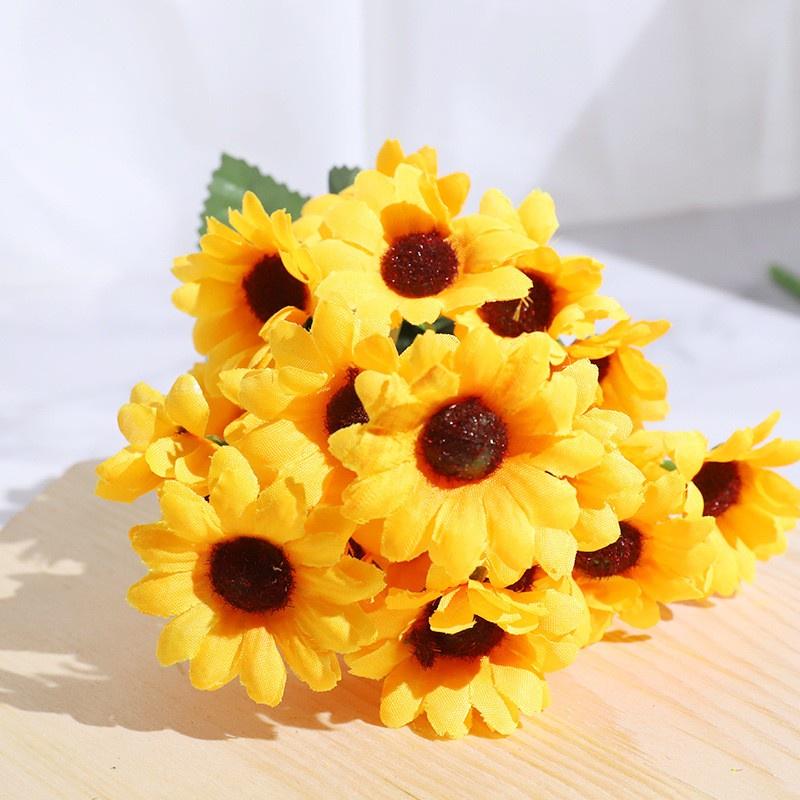 Hoa Hướng Dương Nhân Tạo Trang Trí Đa Dụng Chất Lượng Cao