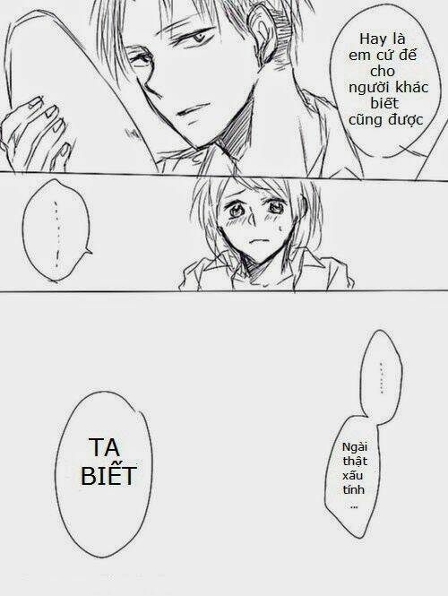 đại chiến titan - doujinshi về levi và petra chapter 6 3