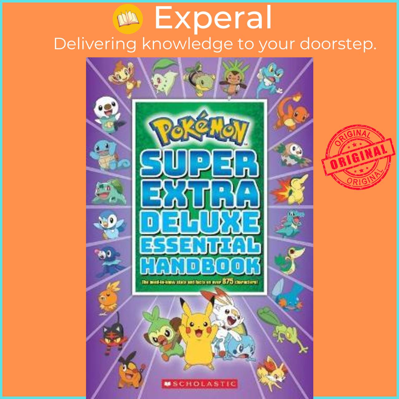 Hình ảnh Sách - Pokemon: Super Extra Deluxe Essential Handbook by Scholastic - (US Edition, paperback)