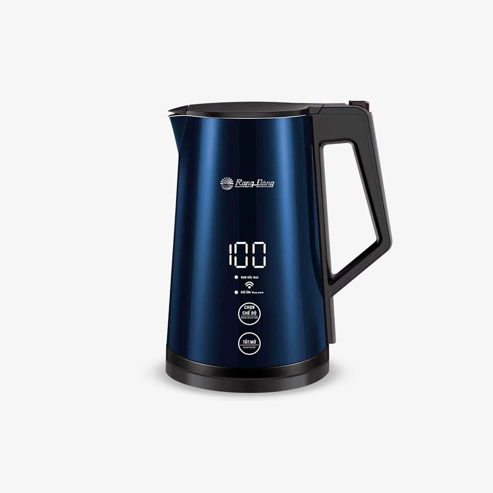 Ấm đun siêu tốc thông minh Rạng Đông Rạng  1,7L model AST17P1.S điều khiển qua app điện thoại, cài đặt hẹn giờ