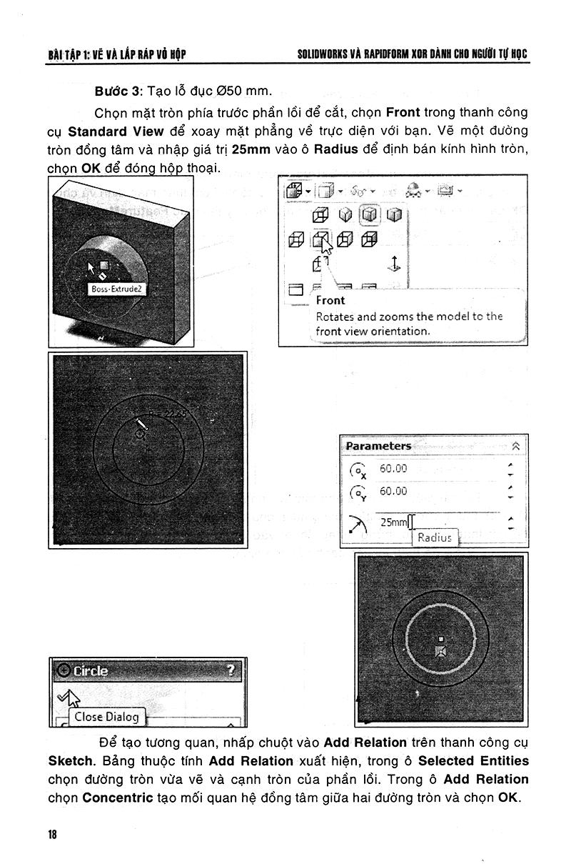 Sách Solidworks &amp; Rapidform Xor Dành Cho Người Tự Học