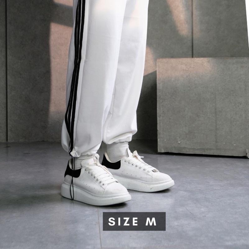Quần jogger nam nữ 3 sọc,dây rút, thể thao đủ size fom rộng unisex