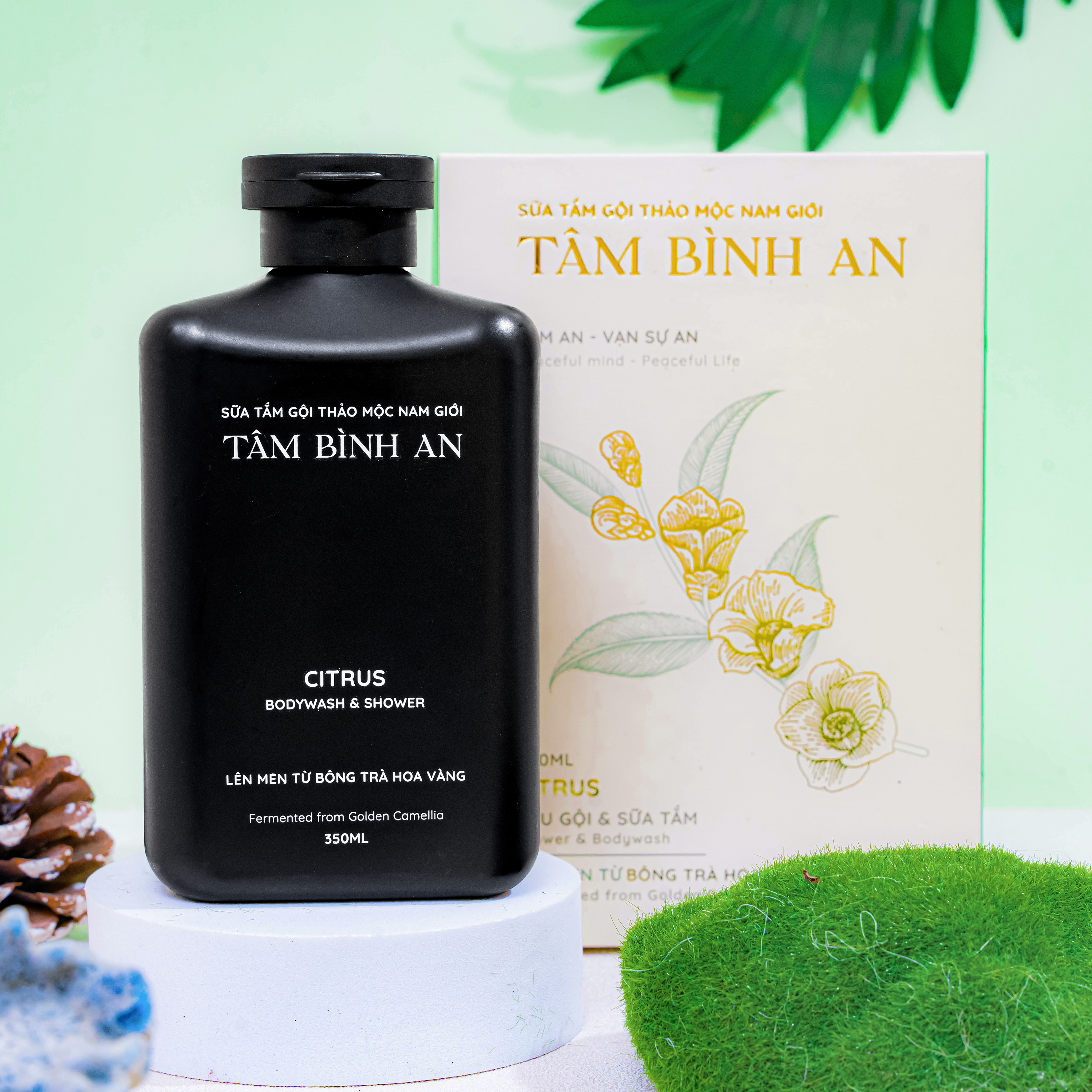 Tắm gội 2in1 Nam (Tâm Bình An) duy nhất đáp ứng các nhu cầu tắm - gội cho phái mạnh - 350ml