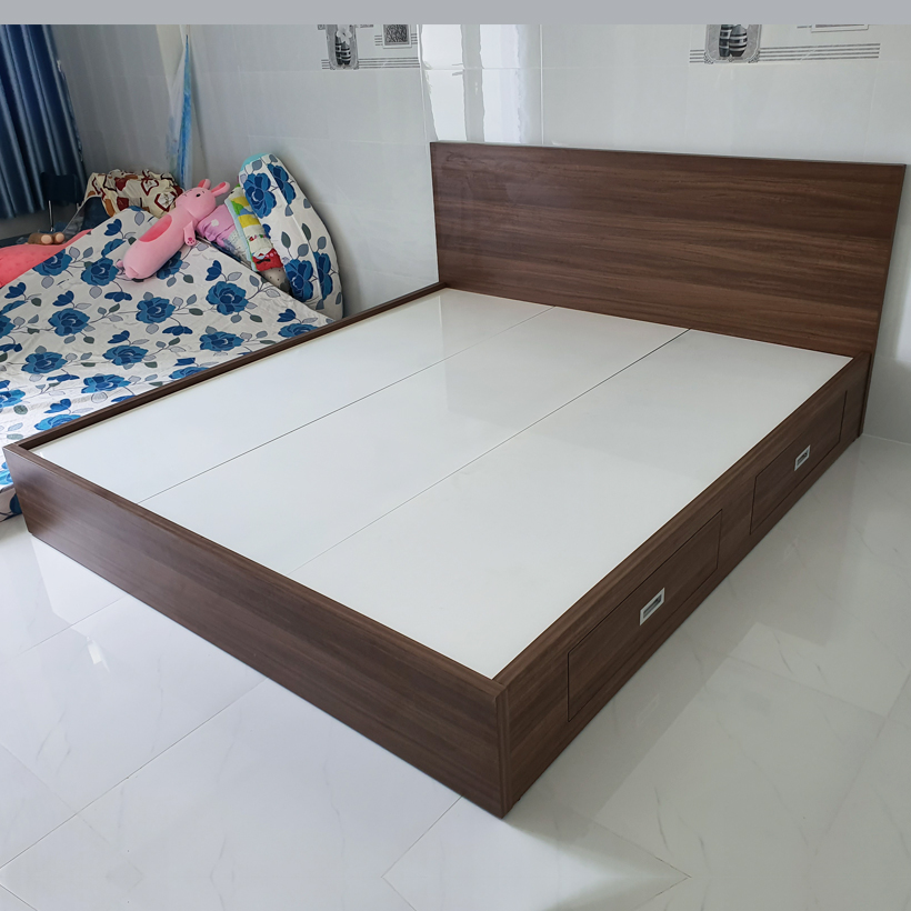 Giường Vai Đứng FINE FG155 (160cm x 200cm) Mẫu hiện đại tối giản, thiết kế đẹp sang trọng