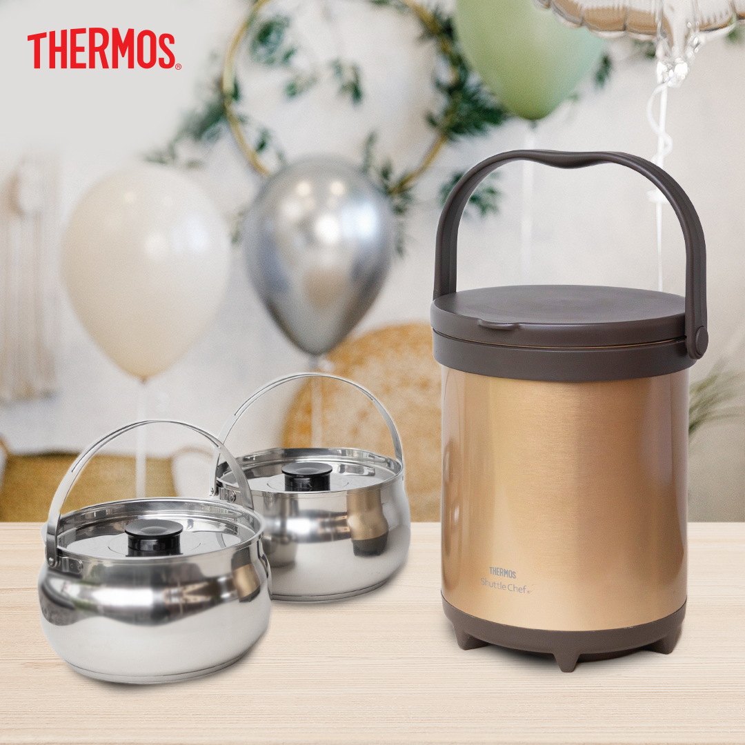 Nồi ủ Thermos TCRA-6000 GL 6L màu gold-Hàng chính hãng 100% bảo hành 24 tháng