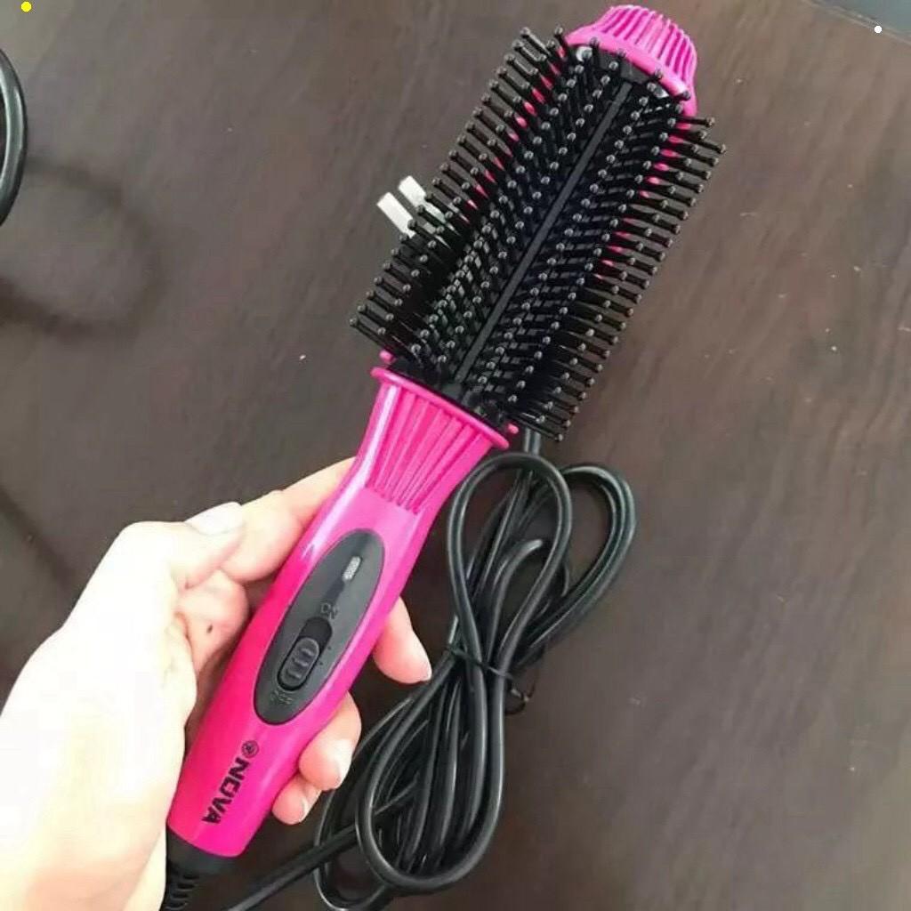 Lược Điện Uốn Tóc Đa Năng NO.VA. 3in1 làm xoăn, uốn phồng, sấy cụp -NO.VA. 8810