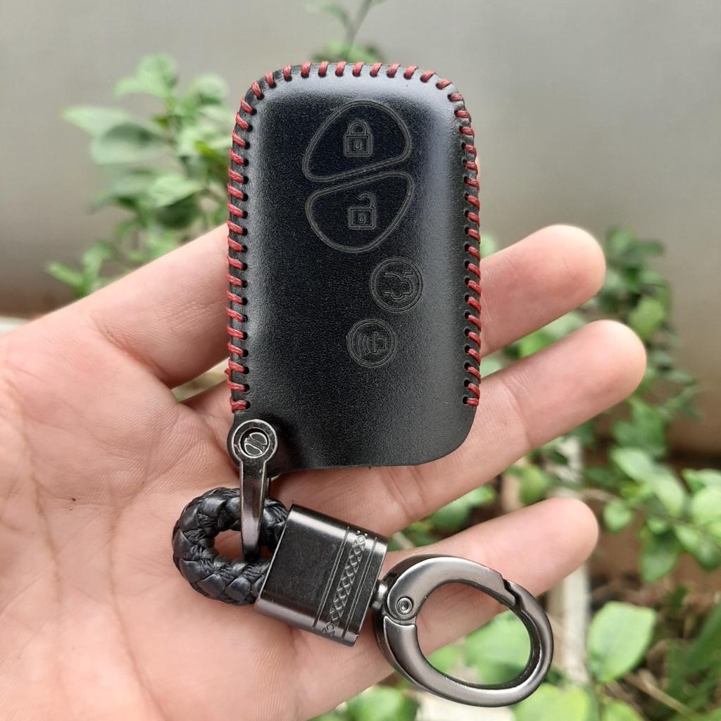 Bao da chìa khoá Lexus handmade da thật   bảo hành 2 năm, da thật 100%