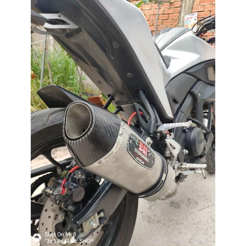 Set pô R77 inox cho MT15 R15 XSR Fz TFX gsx bandit