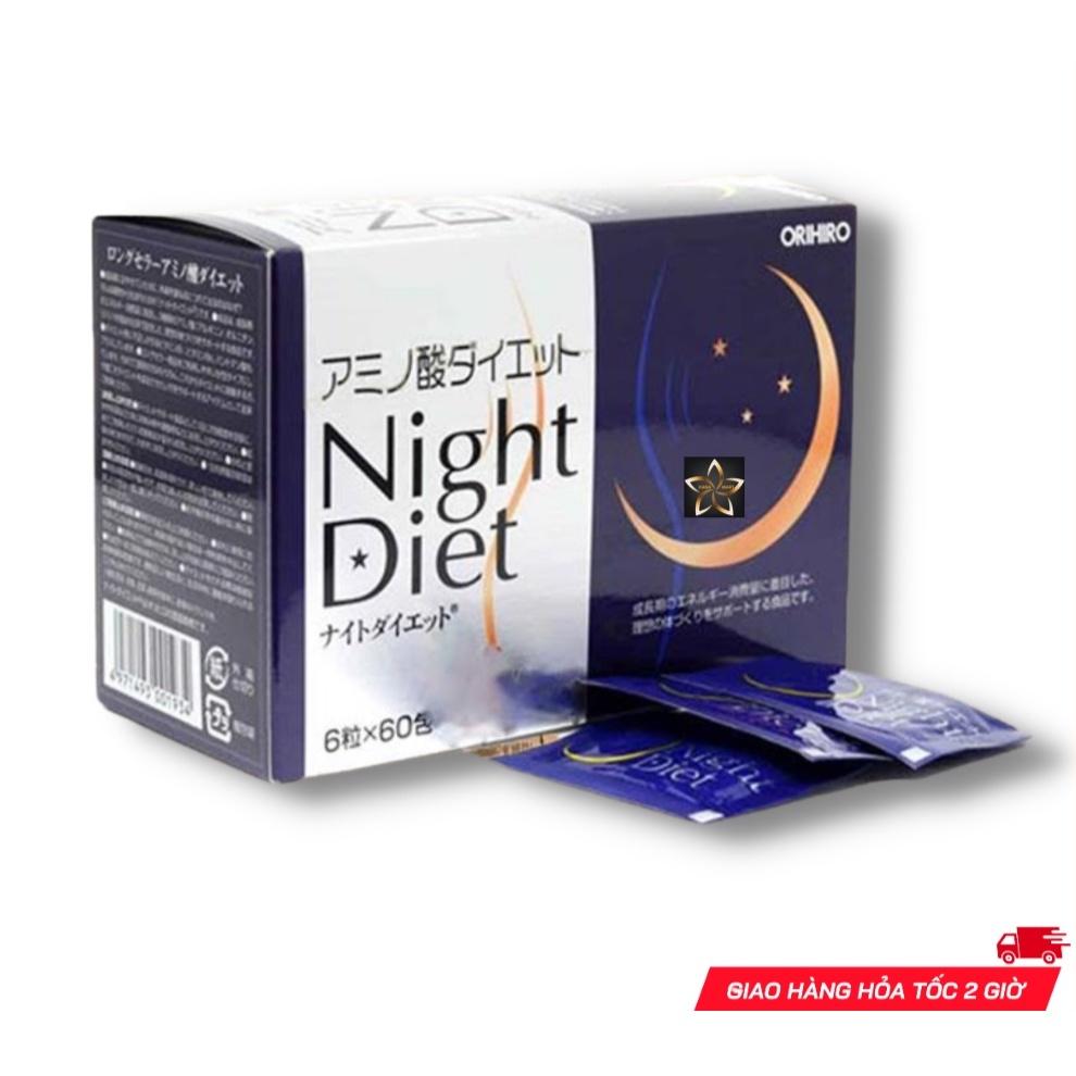 Viên uống giảm cân Night Diet Orihiro hộp 60 gói