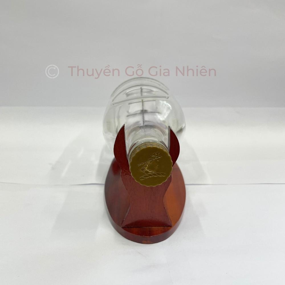 Mô Hình Thuyền Gỗ Trang Trí Phong Thủy Dạng Thuyền Chai lớn H.M.S VICTORY Chính Hãng, Hàng Xuất Khẩu Chất Lượng Cao