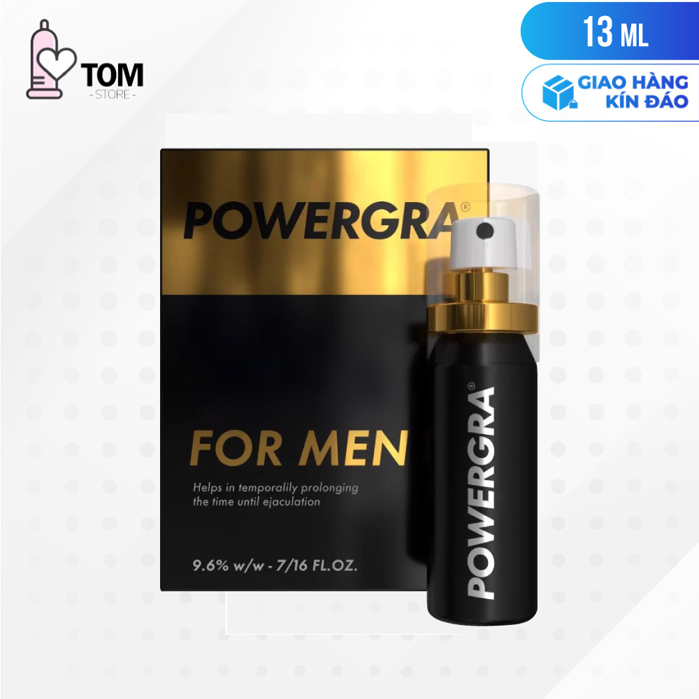 [Chai 13ml] Chai xịt hỗ trợ nam giới Powergra For Men