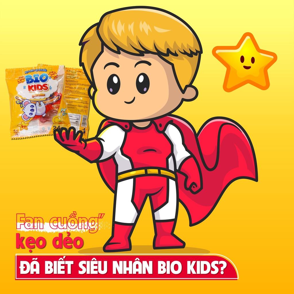 Kẹo Dẻo Lợi Khuẩn BIO KIDS Giúp Trẻ Ăn Ngon, Tiêu Hóa Tốt, Tăng Khả Năng Hấp Thụ Dưỡng Chất - Túi 90g