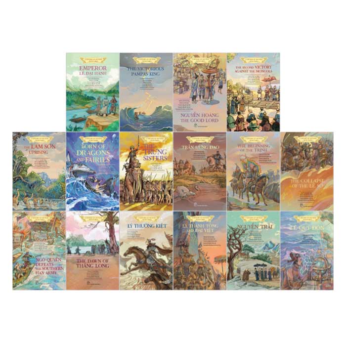 Sách Boxset A History Of Vietnam In Pictures (In Colour) (Bộ 16 Cuốn)
