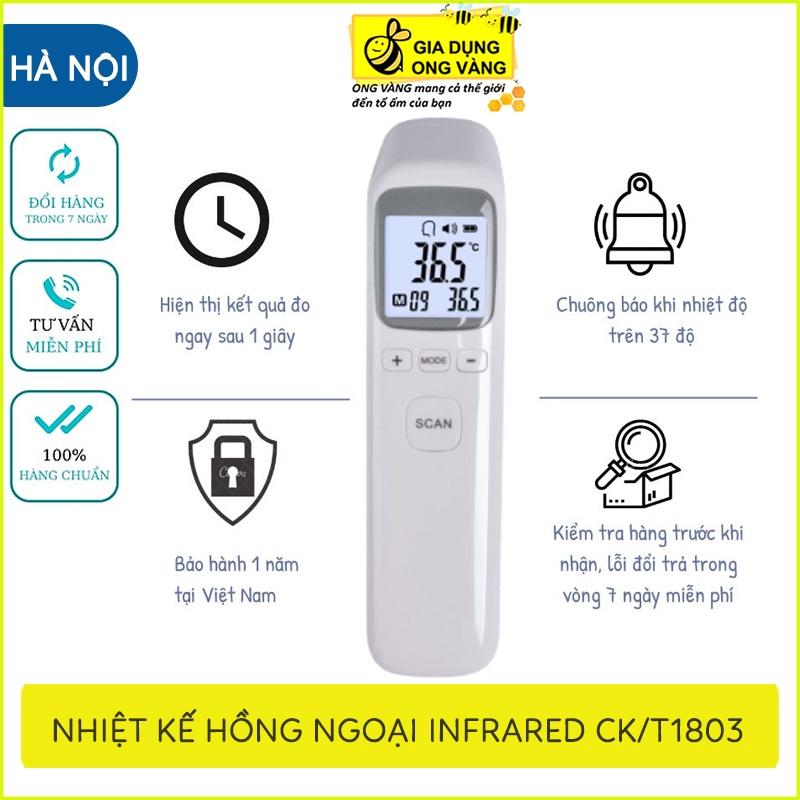 Nhiệt kế hồng ngoại máy đo thân nhiệt màn hình hiển thị LCD cho kết qua đo sau 1 giây kết quả đo cực kì chính xác