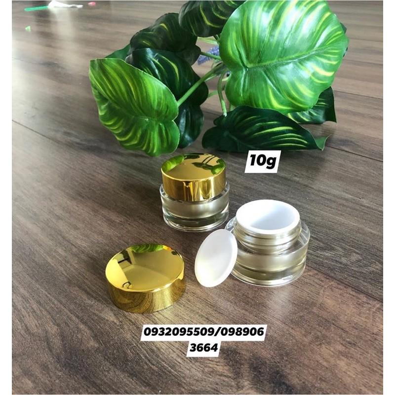 Hũ 10g chiết kem mỹ phẩm