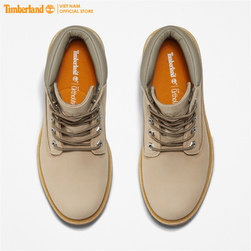 Timberland Giày Boot Nữ - Women’s Waterville 6-Inch Waterproof Boot Light Beige Nubuck TB0A2M26HJ