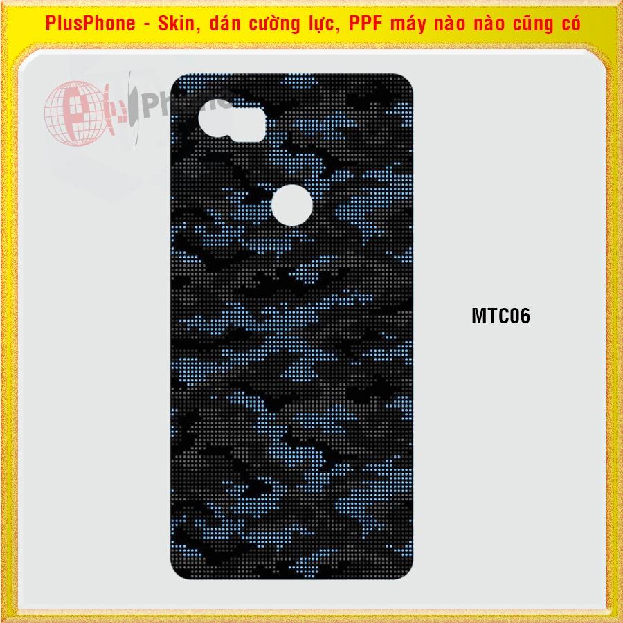 Dán Skin mặt sau cho Google Pixel, Pixel XL, Pixel 2, 2XL màu matrix camo