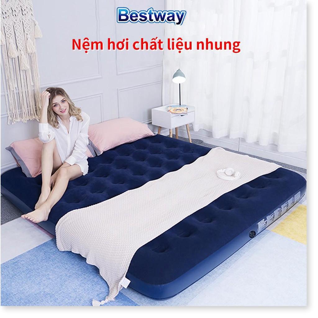 Nệm hơi Bestway 2 người tặng bơm hơi điện 220V