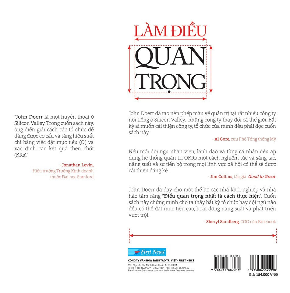 Làm Điều Quan Trọng - John Doerr - Lương Trọng Vũ dịch - (bìa mềm)