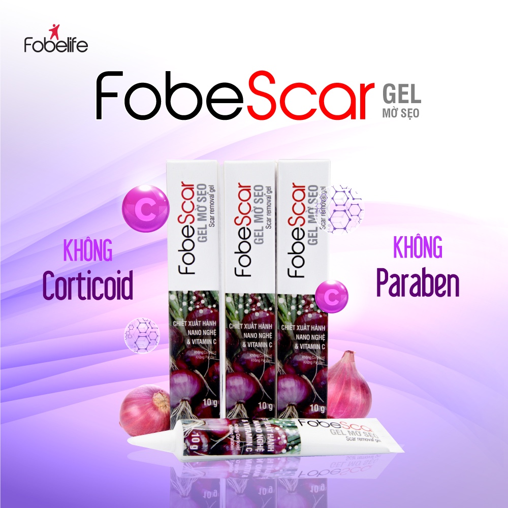 Gel Mờ Sẹo, Mờ Vết Thâm, Vết Rạn Da Fobe Scar - Tuýp 10g