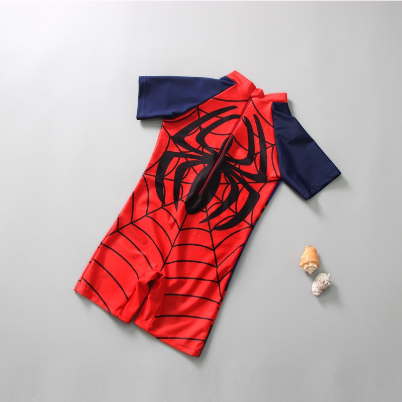 Đồ bơi người nhện cho bé trai Spiderman đỏ không thấm nước 1-8 tuổi