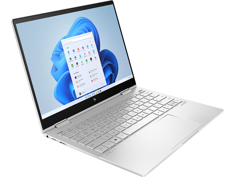 Laptop HP Envy X360 13-bf0114TU 7C0P0PA (i5 1230U/ 8GB/ 512GB SSD/13.3 inch OLED Touch/Win11/ Silver/ Vỏ nhôm/ Pen) - Hàng Chính Hãng