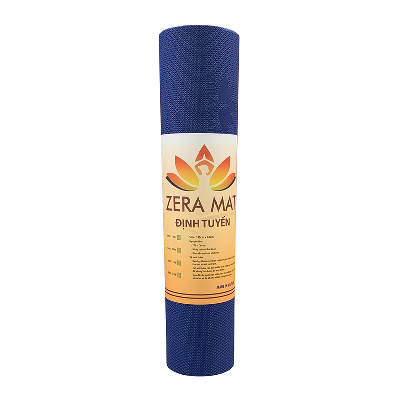 Thảm tập Yoga định tuyến Sportslink Zera TPE 2 lớp