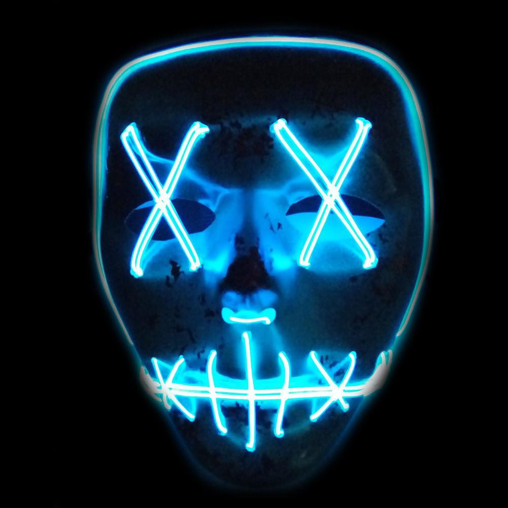 Mặt nạ Thanh trừng có đèn LED hóa trang Halloween-j42 mã số SP UH1671