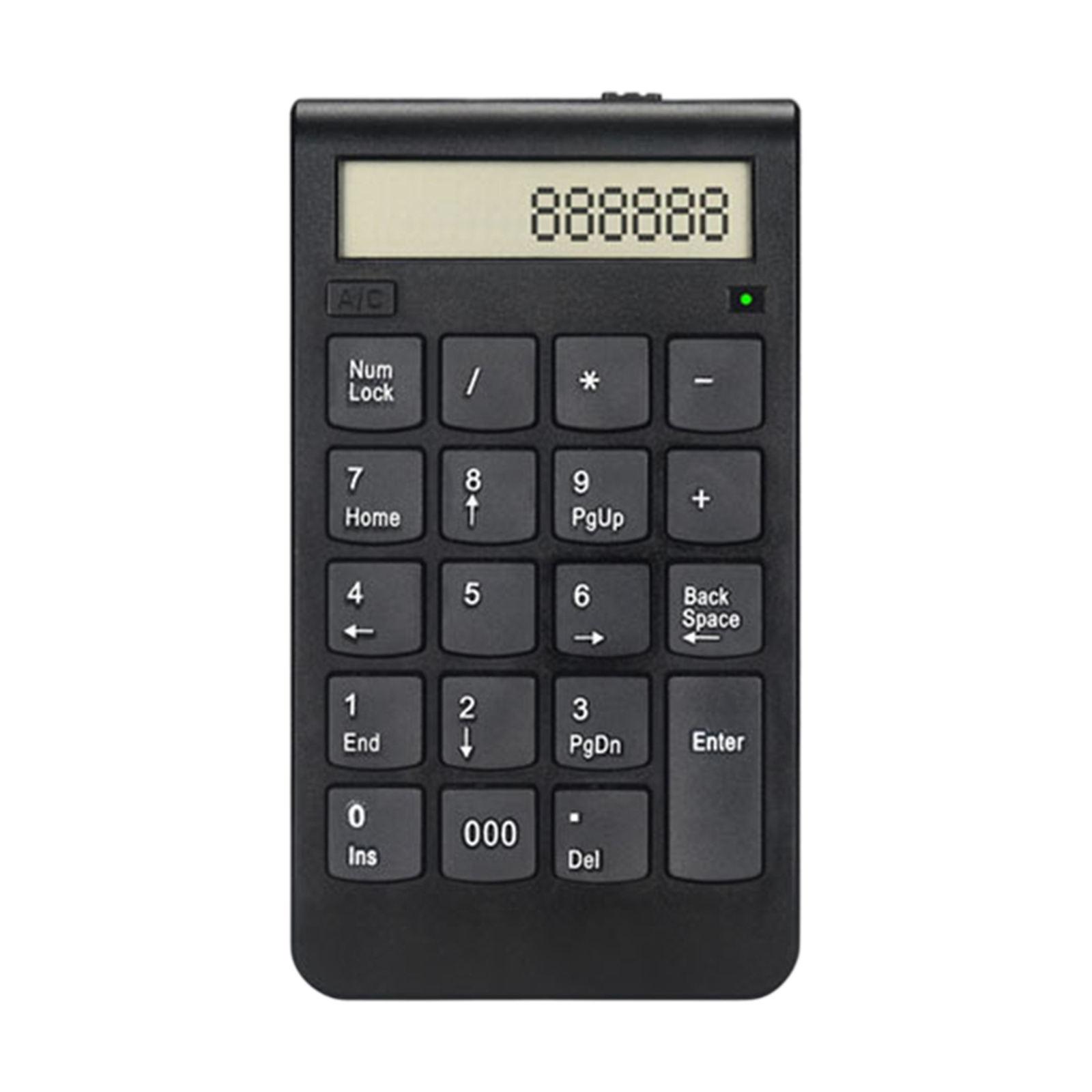 Mechanical Wireless Numeric Keypad Mini 2.4G Keyboard Extensions for Laptop