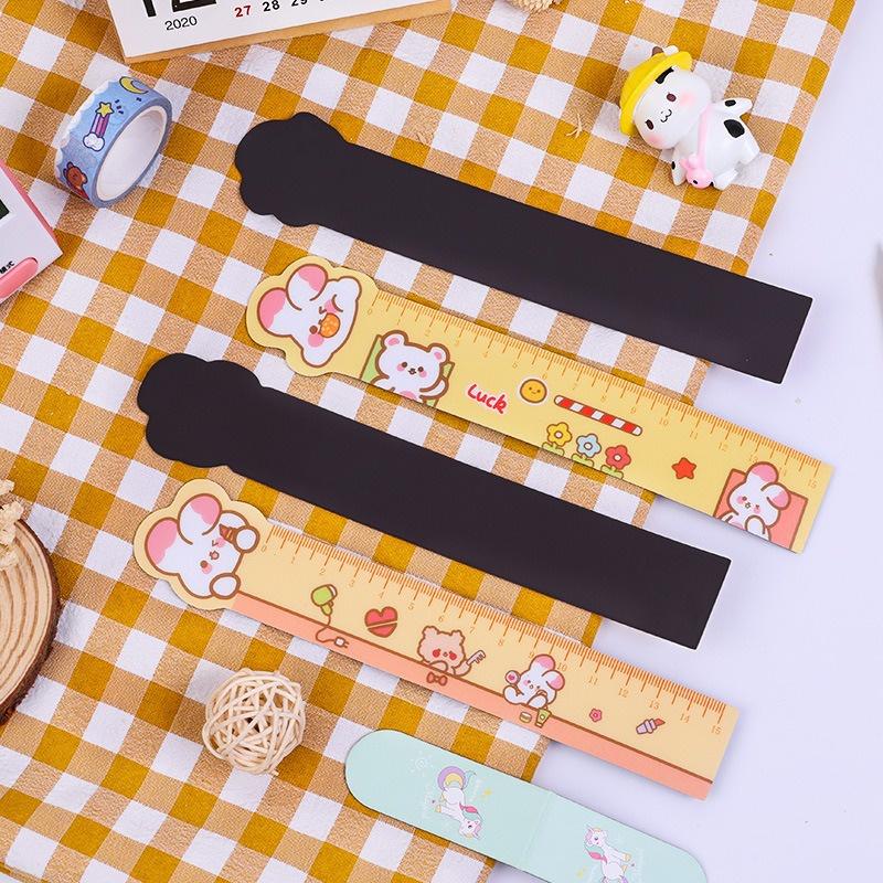 Thước kẻ 15cm dẻo nhiều mẫu dễ thương cute TY0042