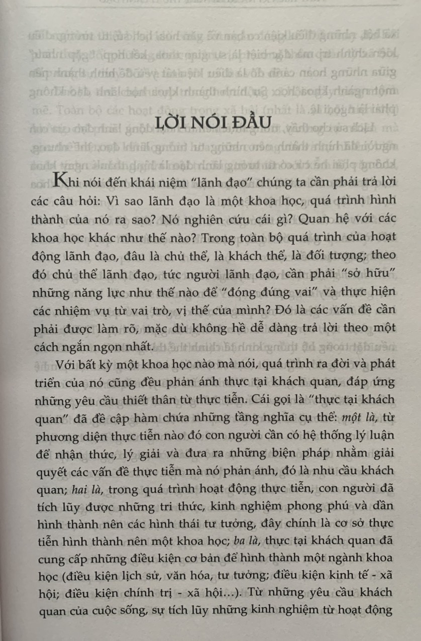 Phát triển kỹ năng và nghệ thuật lãnh đạo