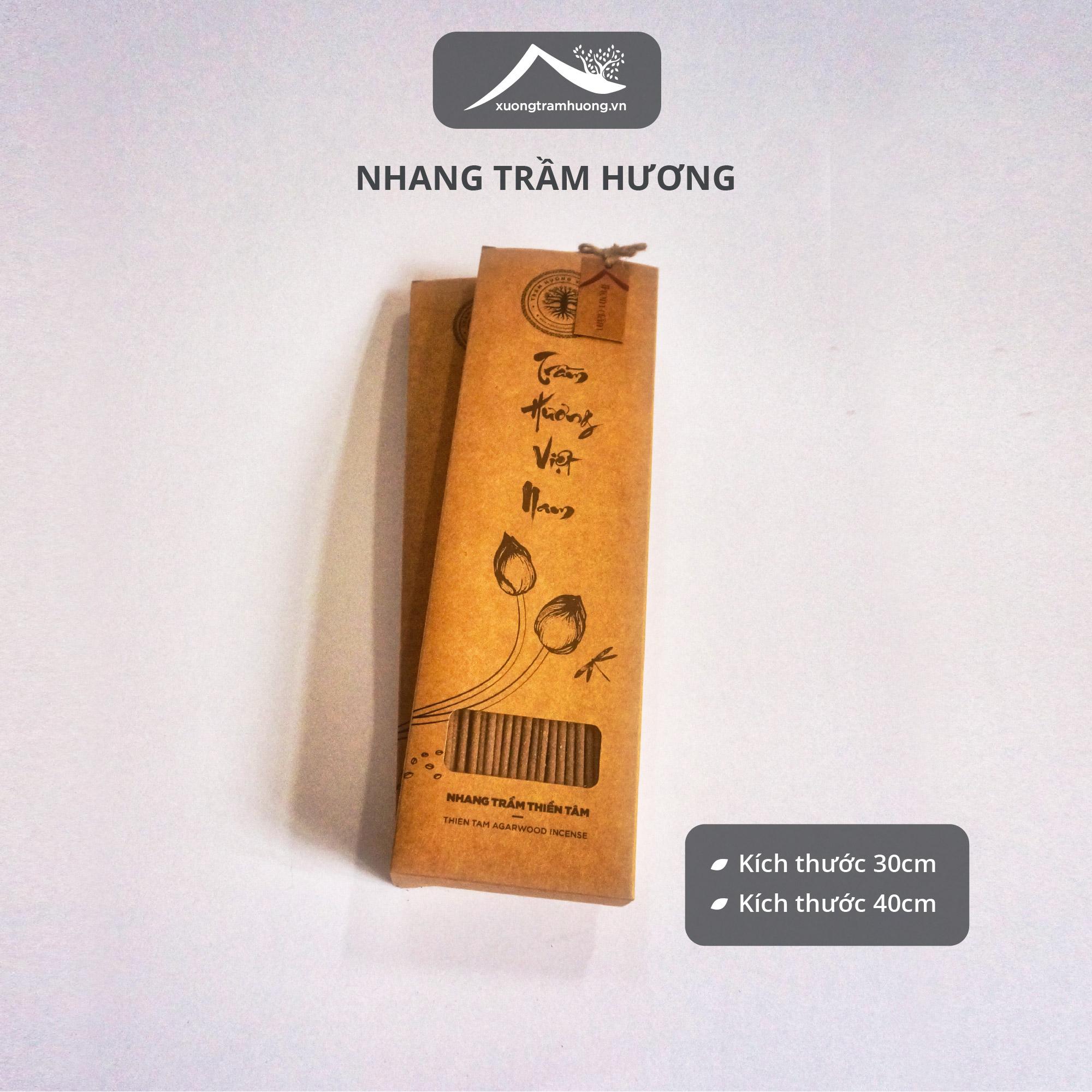 2 Hộp Nhang Trầm Hương Sạch Xưởng Trầm Hương An Toàn Sức Khoẻ Hộp 100 cây Xông Nhà Tẩy Uế - Thơm dịu