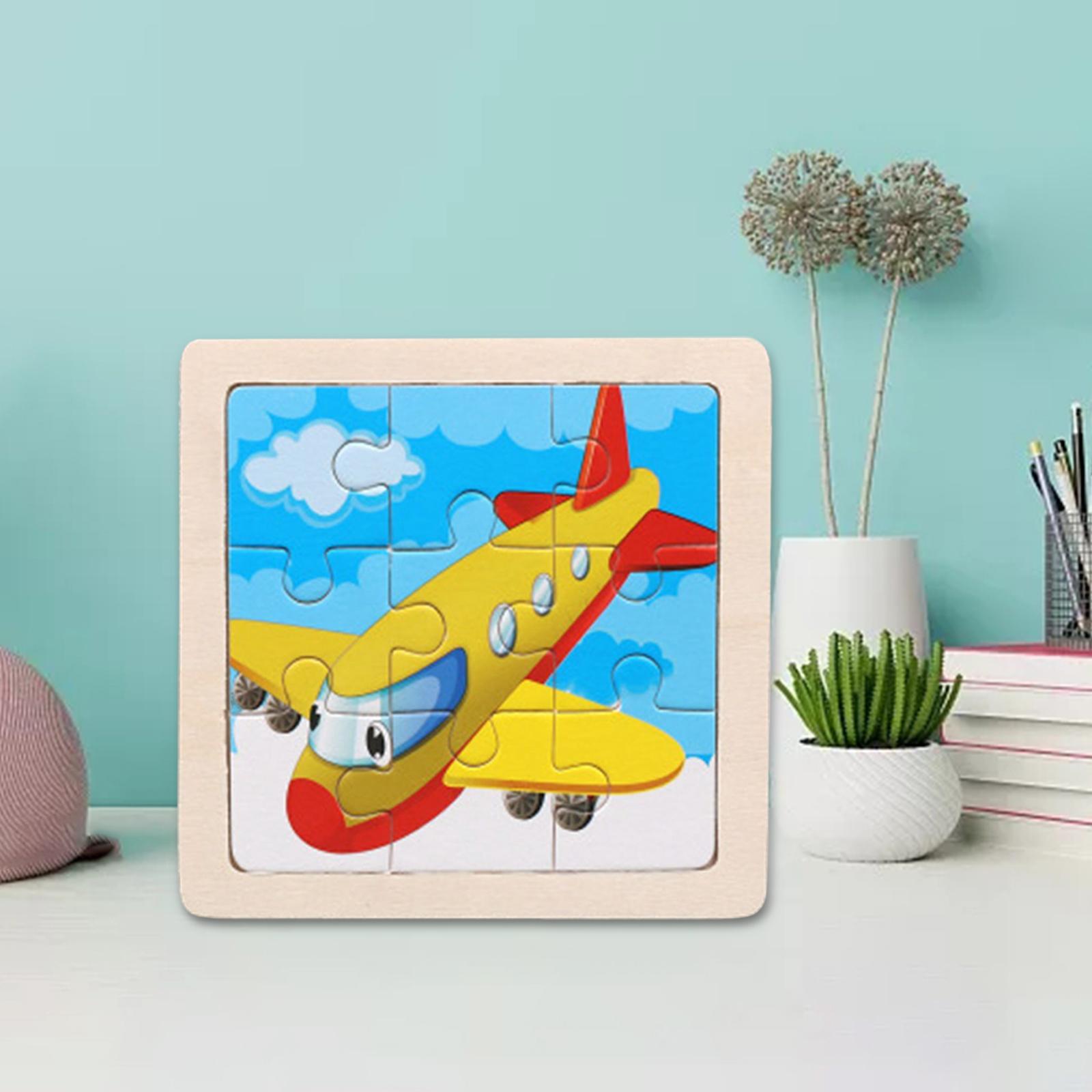 Wooden Jigsaw Puzzles Early Learning Educational Toys for Kids Toddlers