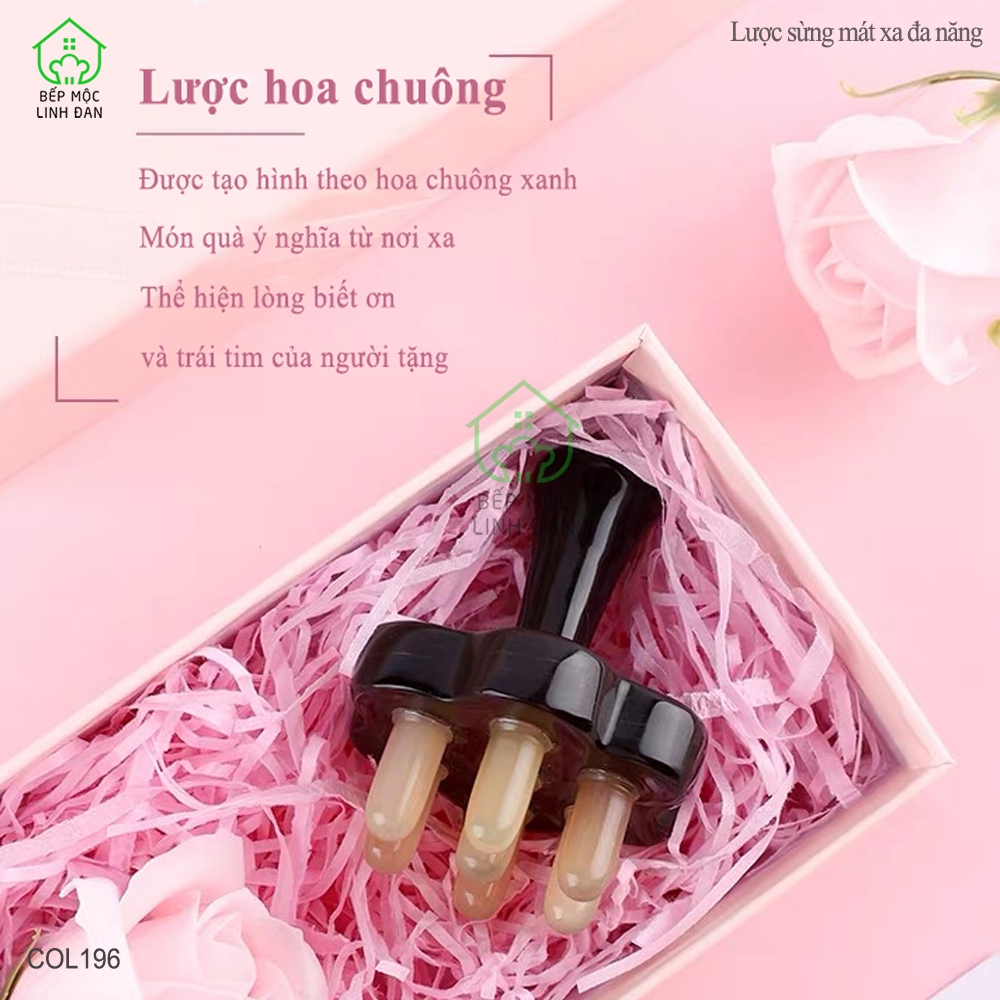 Lược Sừng Mát Xa Chuyên Dụng Toàn Thân Đa Năng Làm Đẹp Thư Giãn