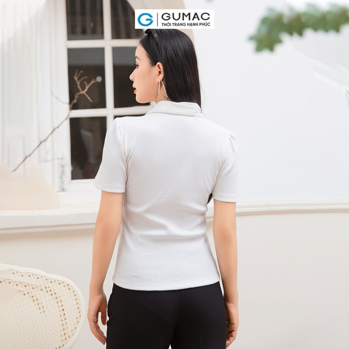 Áo polo cổ kiểu thời trang GUMAC ATD10027