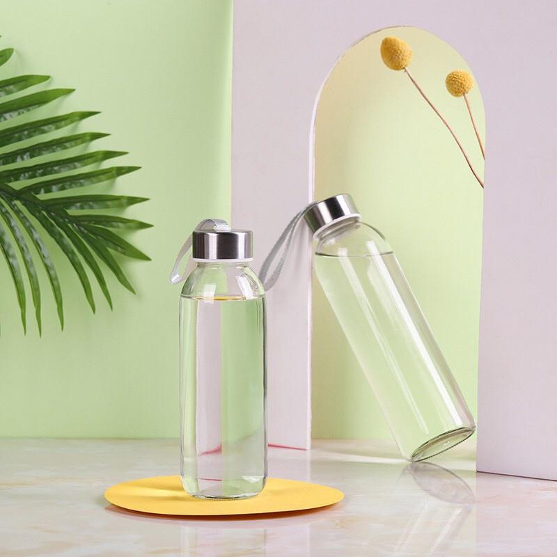 Bình nước thủy tinh Detox 500ml