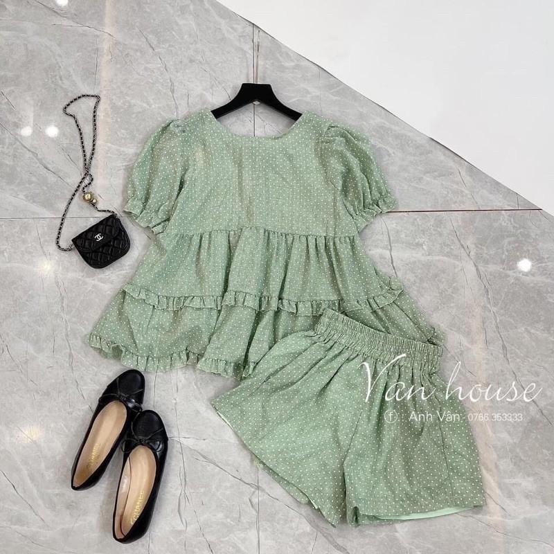 Set bộ chấm bi bèo tầng hot hit - hinhin